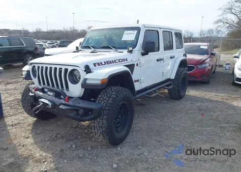 2019 Jeep Wrangler Unlimited Rubicon 4X4 z USA, uszkodzony, nr VIN 1C4HJXFG8KW607423